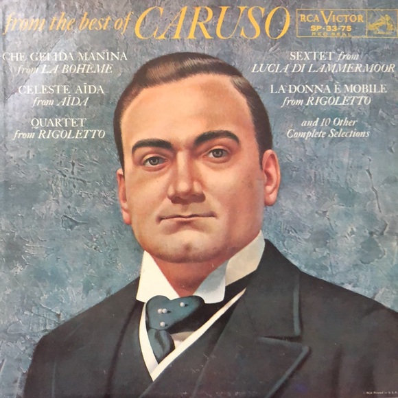 Enrico Caruso The Best Of... Vinyl Lp '60 - Picture 1 of 10